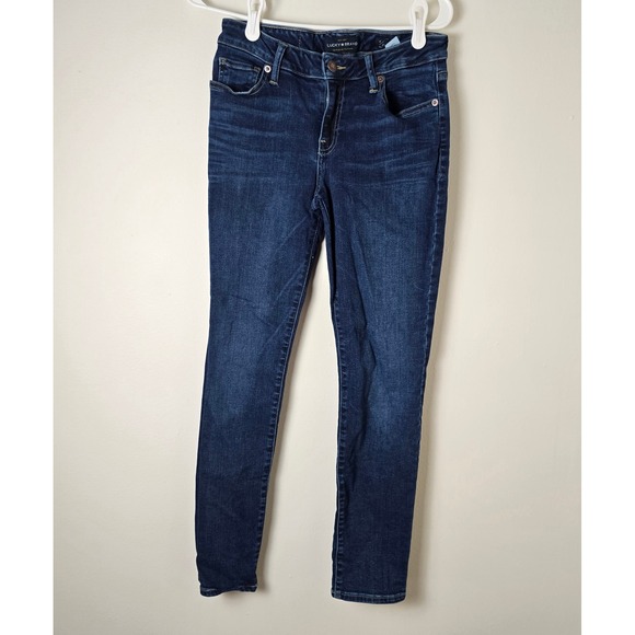 Lucky Brand Jeans Lolita Skinny Womens 4 27 Blue Denim - Picture 1 of 13